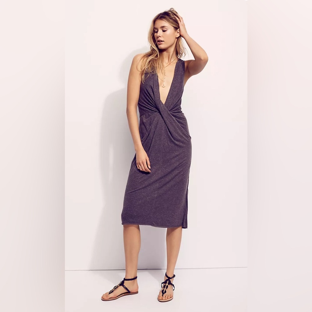 Free people beach Harlan Dress color grey